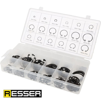 External ring set, 300 pieces, 3–32 mm, Resser