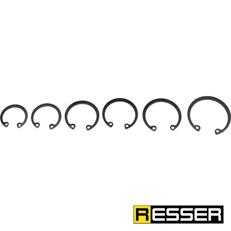 Internal ring set, 300 pieces, 3–32 mm, Resser