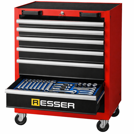 Workshop tool trolley for furniture 07-6112 6 drawers, Resser