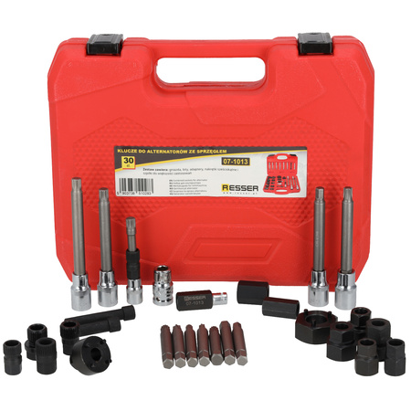 Alternator wrench set, 30 pieces, Resser