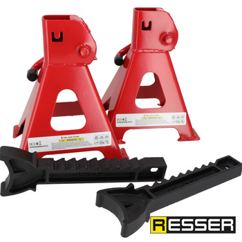 Podstawki samochodowe kobyłki 3T z regulacją 290-430mm 2szt, Resser