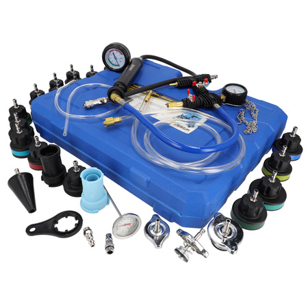 Cooling system tester, set of 28 components, Resser