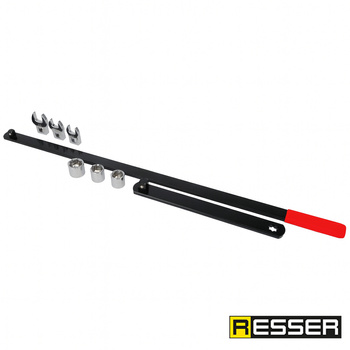 Tool for removing and replacing V-belts, 8 pieces, Resser