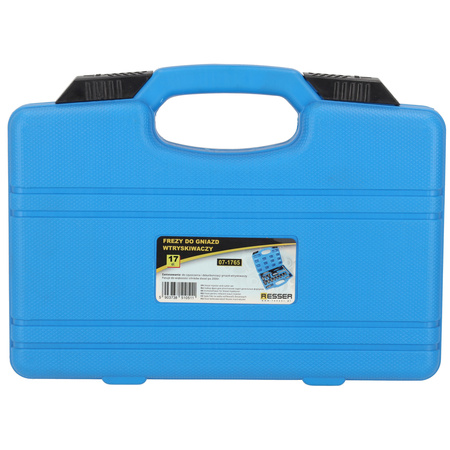 Frezy do gniazd wtryskiwaczy 17 elementów, Resser