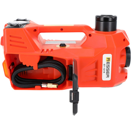 Electric car jack with 2-in-1 compressor, 3T 12V, Resser