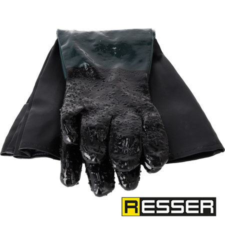Rękawice do piaskarki kabinowej 60cm, Resser