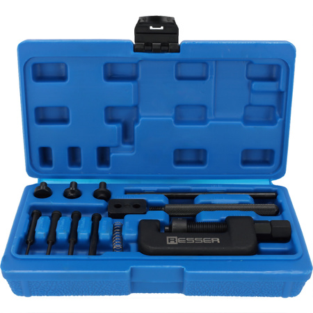 Rammer riveting tool for motorcycle chains, 13 pieces, Resser