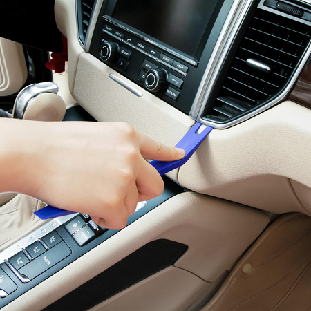 Ściągacze do tapicerki i listew samochodowych zestaw, 43el.