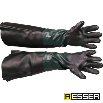 Gloves for cabin sandblaster 60 cm, Resser