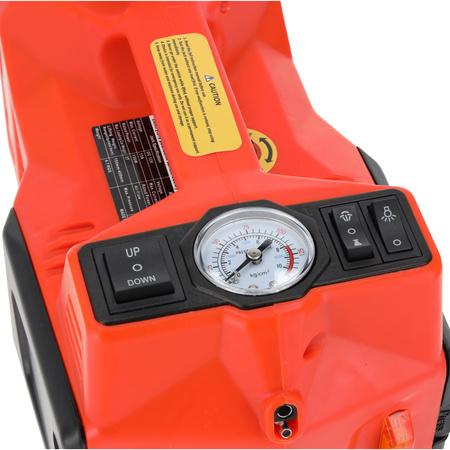 Electric car jack with 2-in-1 compressor, 3T 12V, Resser