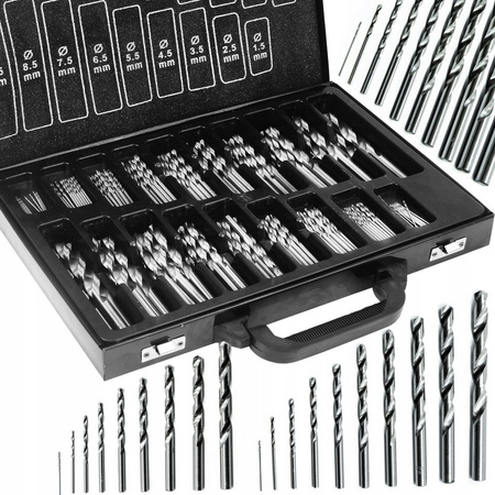 SET OF METAL DILLS 170pcs HSS DILLS 1-10MM