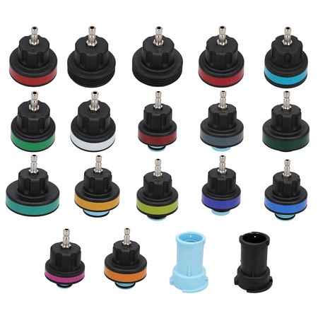 Cooling system tester, set of 28 components, Resser