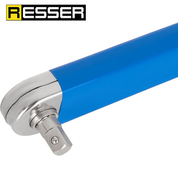 Gear extension key, 38 cm extension with 1/4, 1/2, 3/8 reduction, 5 elements, Resser