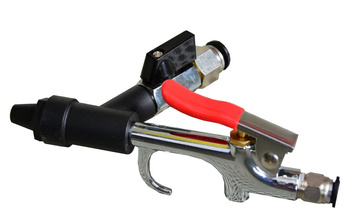 Heated washer gun