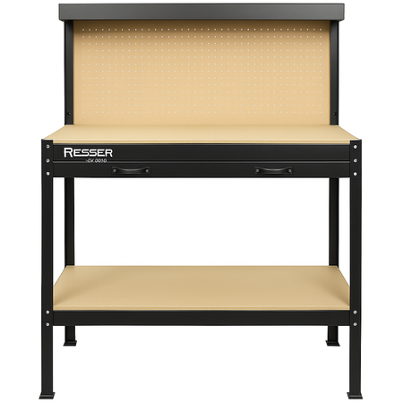 Workbench with hooks 20x60x150cm, Resser