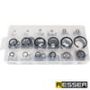 External ring set, 300 pieces, 3–32 mm, Resser