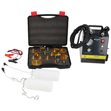 Brake fluid replacement kit with adapters, 19 pieces, Resser