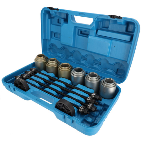 Control arm bushing puller M10-M16, 26-piece set, Resser