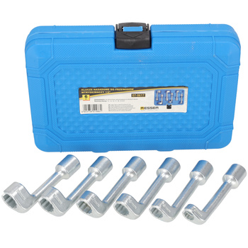Socket wrenches for injector lines 1/2' 12-19mm, 6-piece set, Resser