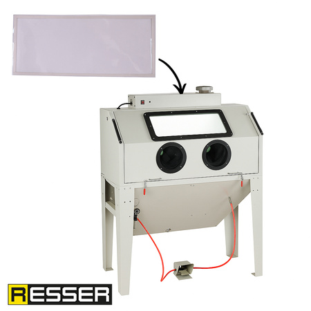 Window film for cabin sandblasters 220 l, 350 l, 420 l, Resser