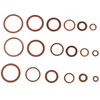 Copper washers 1-1.5 mm, 220 pieces, Resser