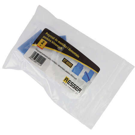 Tool for fitting and removing V-belts, 2 pieces, Resser