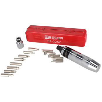 Impact screwdriver for driving in 13 elements, Resser