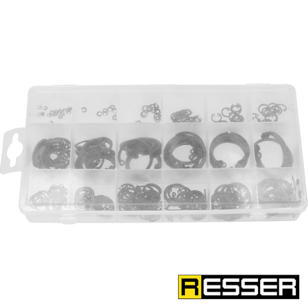 Pierścienie segera wewnętrzne zestaw 300 sztuk 3-32mm, Resser