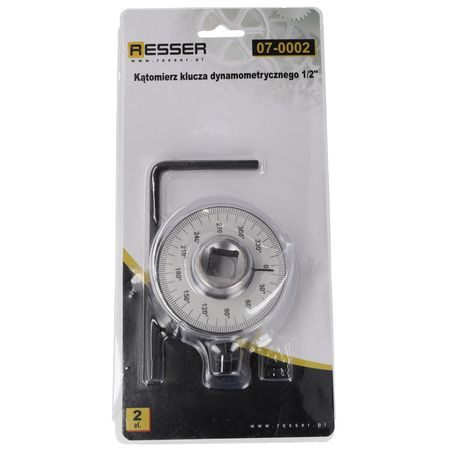 Kątomierz klucza dynamometrycznego 1/2'', Resser