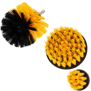 Cleaning brushes for drill, 3 pieces, Resser