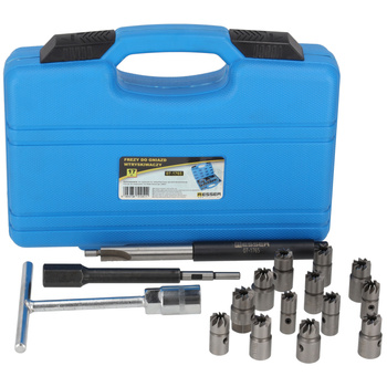 Injector socket nipples 17-piece set, Resser