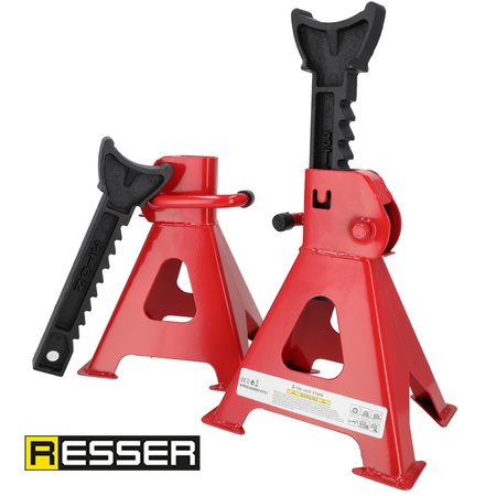 Podstawki samochodowe kobyłki 3T z regulacją 290-430mm 2szt, Resser