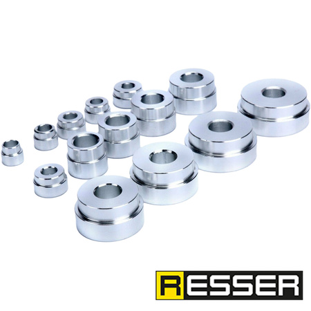 Sleeves for mounting bearings and seals, set of 17 pieces, Resser