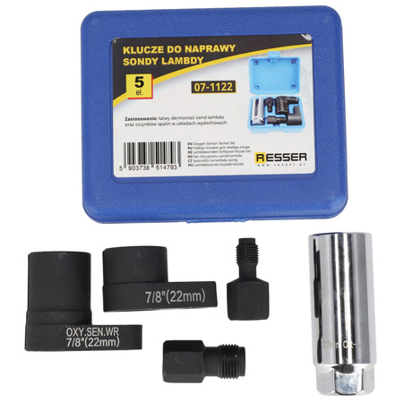 5-piece lambda probe repair keys, Resser