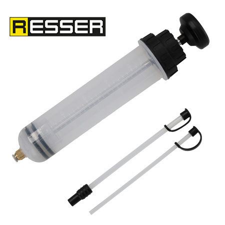 Syringe for suctioning liquids and oil, 500 ml