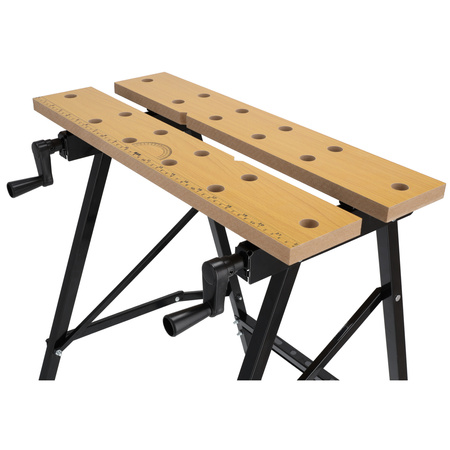 Folding workbench with adjustable tabletop,100 kg, Resser