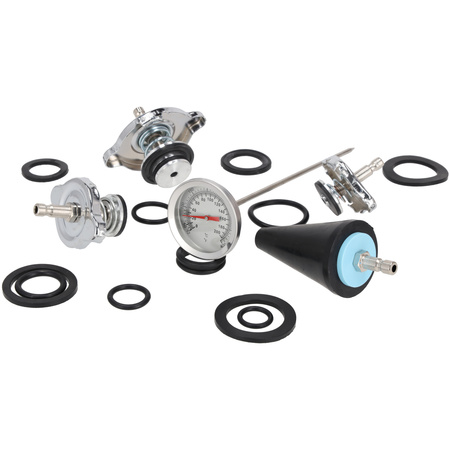 Cooling system tester, set of 28 components, Resser