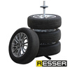 Tyre and wheel rack – universal hanger for 4 wheels