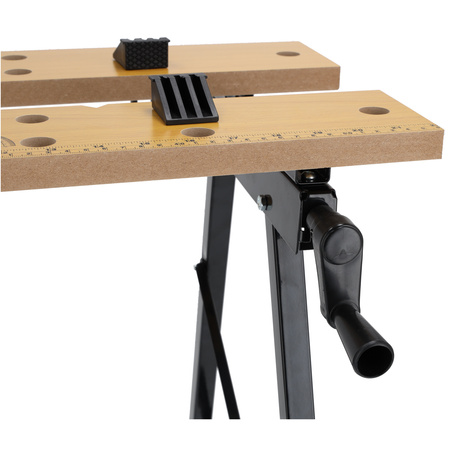 Folding workbench with adjustable tabletop,100 kg, Resser