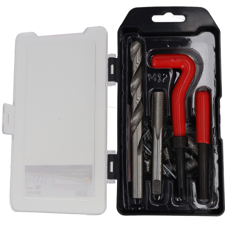 M12 x 1.75 mm thread repair kit, 15 pieces, Resser