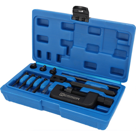 Rammer riveting tool for motorcycle chains, 13 pieces, Resser