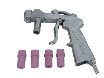 Sandblasting gun + 4 nozzles