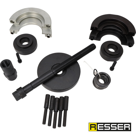 VW bearing and hub puller 72 mm, 16 pieces, Resser
