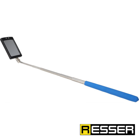 Lusterko inspekcyjne teleskopowe led 50x80mm, Resser