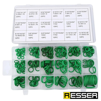 O-ring seals for air conditioning, set of 270 pieces, Resser