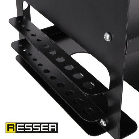 Hanging shelf for cordless tools, Resser