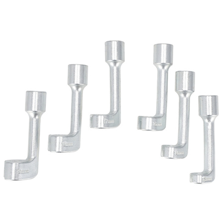 Socket wrenches for injector lines 1/2' 12-19mm, 6-piece set, Resser