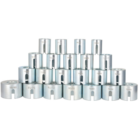 Control arm bushing puller M10-M18, 27-piece set, Resser