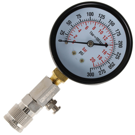 Compression pressure tester for petrol engines 0-20 Bar, Resser