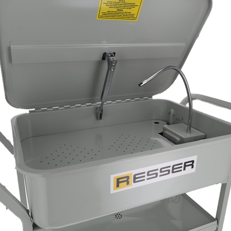 80-litre workshop washer on a trolley, Resser